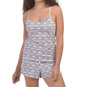 CALVIN KLEIN 2pc Carousel Shorty Sleep Set Large